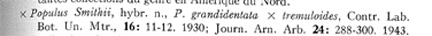 Populus ×smithii B. Boivin journal excerpt